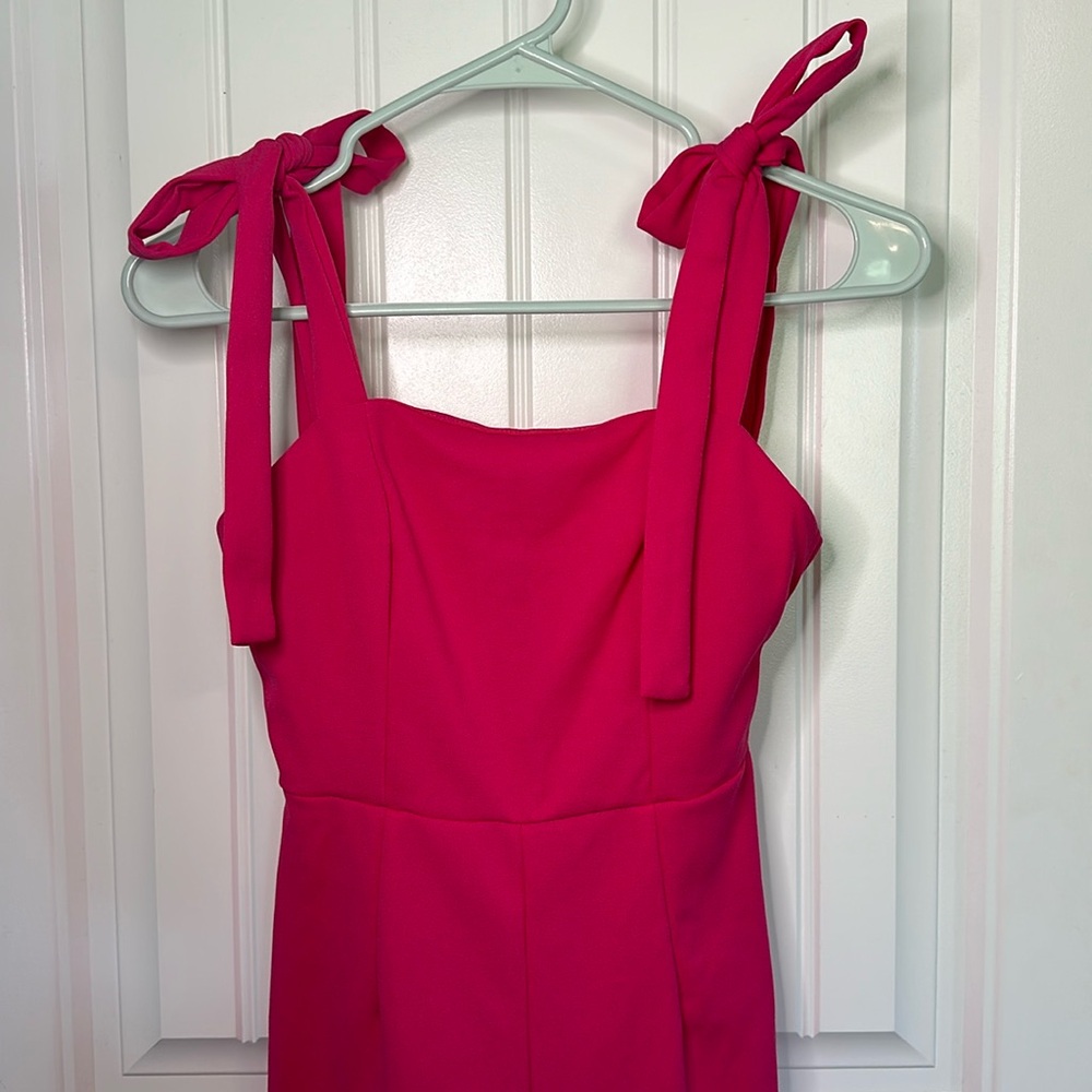 Vibrant pink jumpsuit